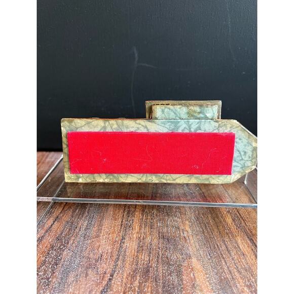 Vintage Sandalwood Chinese Hand Painted Trinket Box - Picture 6 of 9